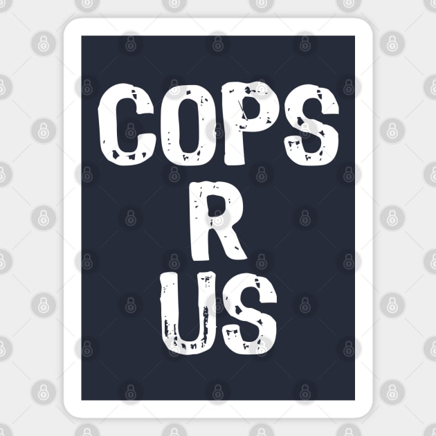 Cops Police Officer Magnet by Scar